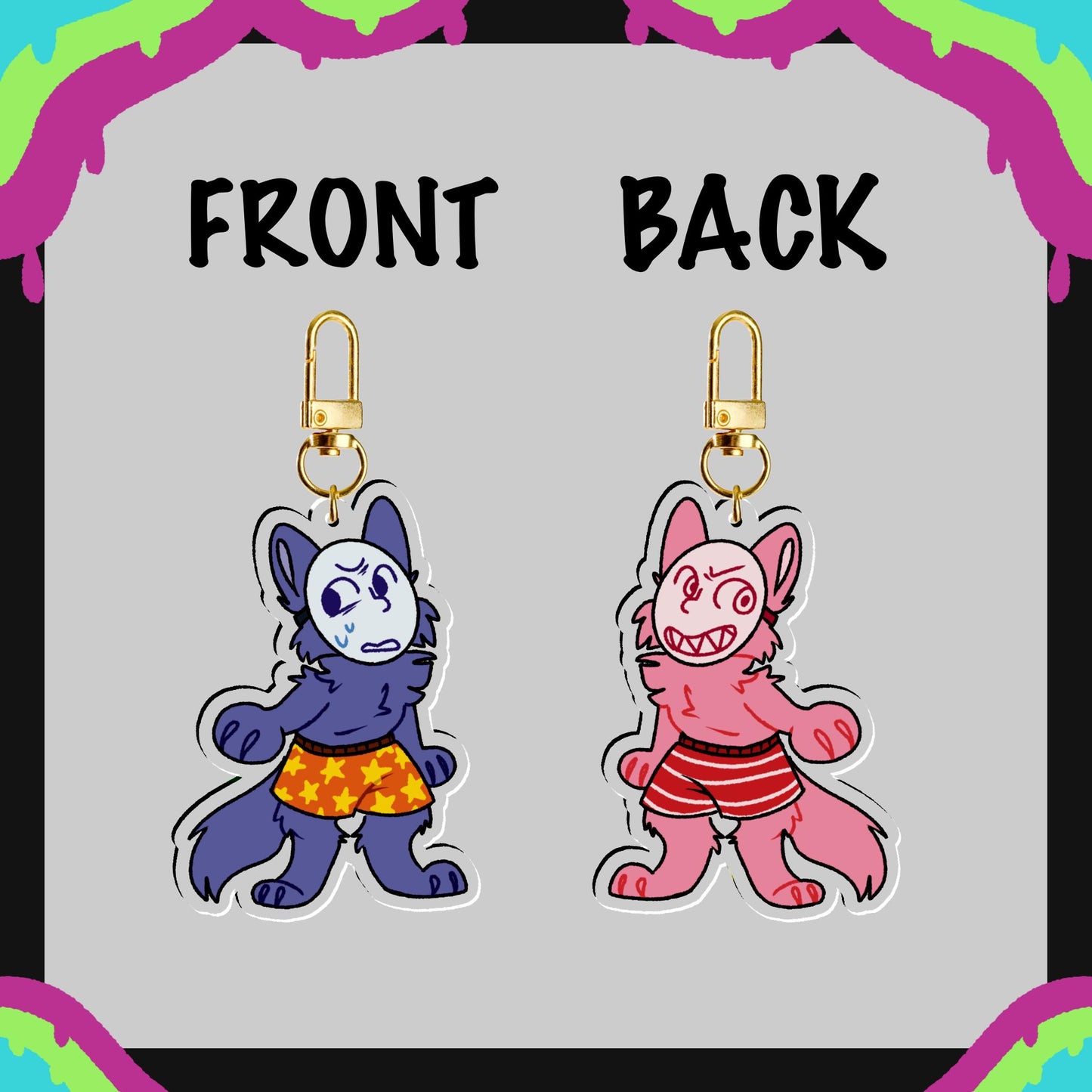 ⚡{ POPEE THE PERFORMER KEYCHAINS!!