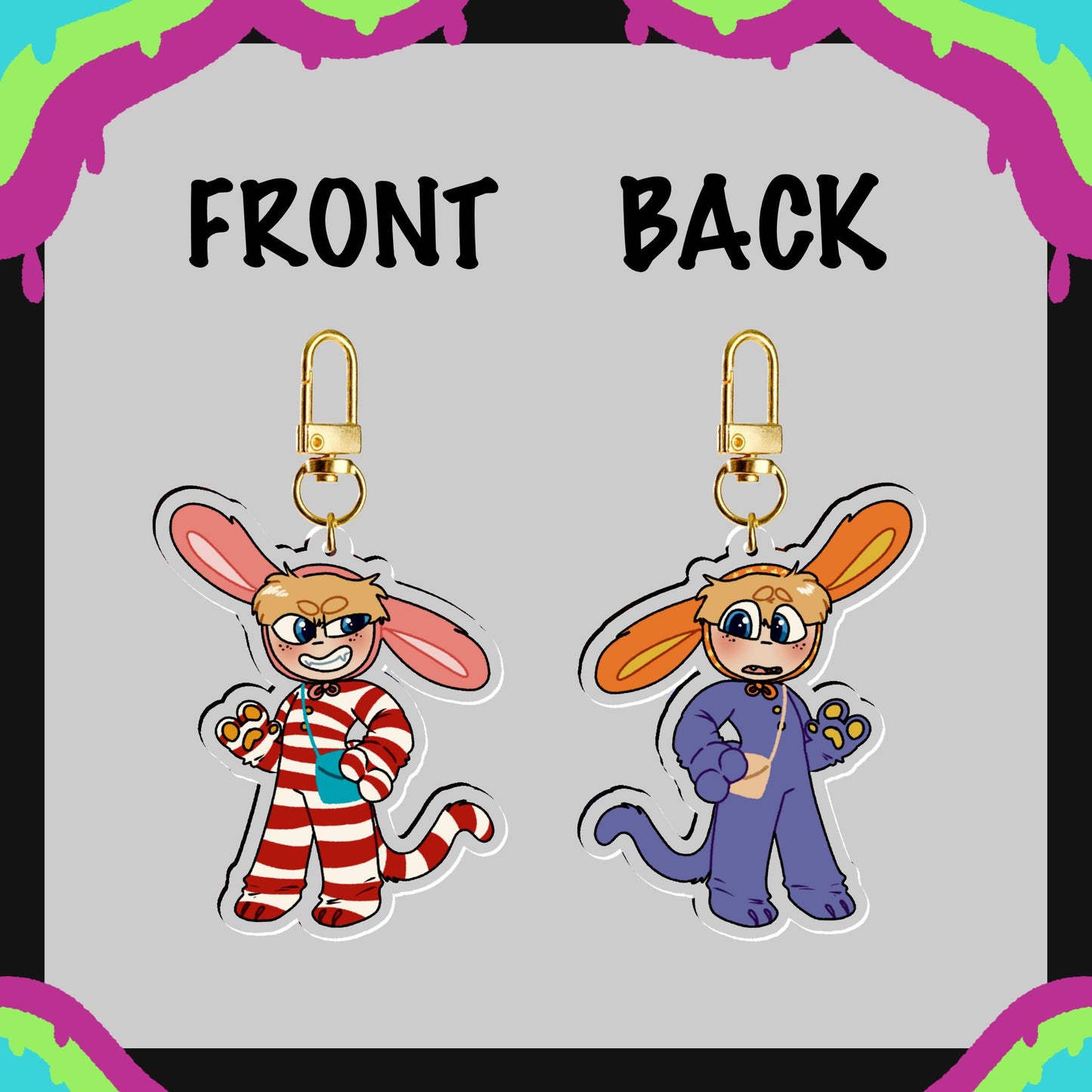 ⚡{ POPEE THE PERFORMER KEYCHAINS!!